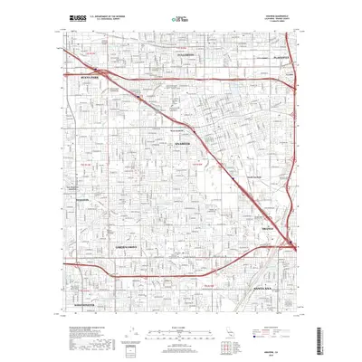 2018 Map of Anaheim, 2018 Print