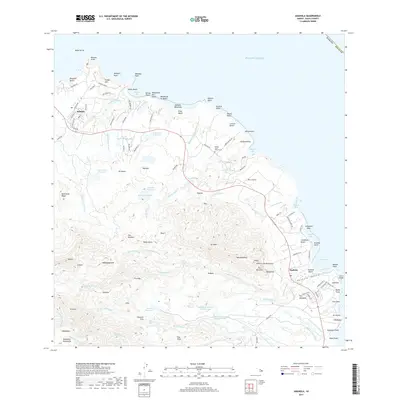 2017 Map of Anahola, 2017 Print