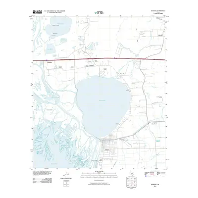 2010 Map of Anahuac, 2010 Print