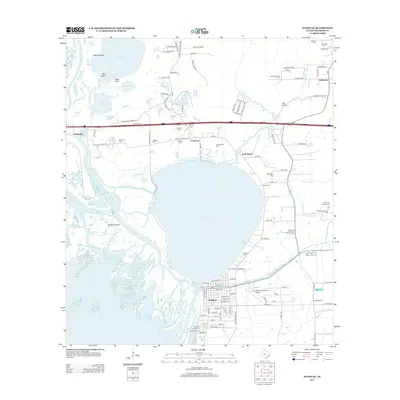 2013 Map of Anahuac, 2013 Print