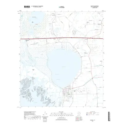 2019 Map of Anahuac, 2019 Print