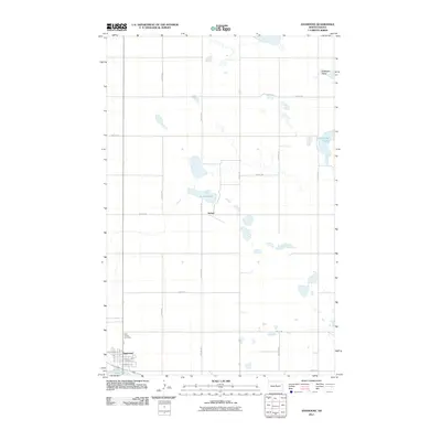 2011 Map of Anamoose, 2011 Print