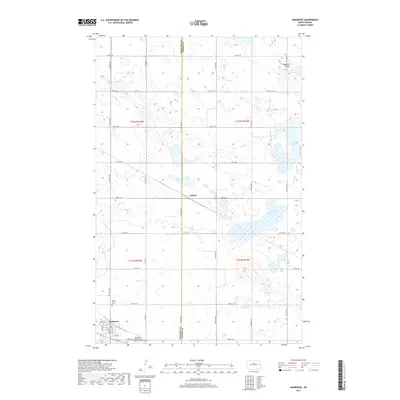 2017 Map of Anamoose, 2017 Print