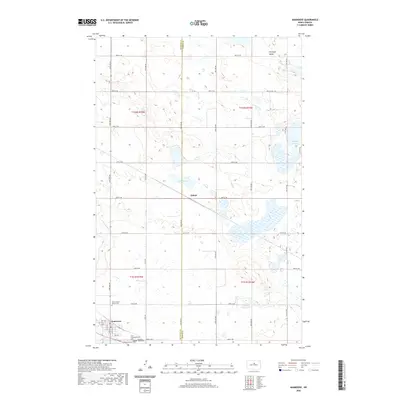 2020 Map of Anamoose, 2020 Print