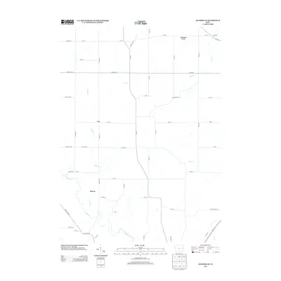 2013 Map of Anamosa NE, 2013 Print