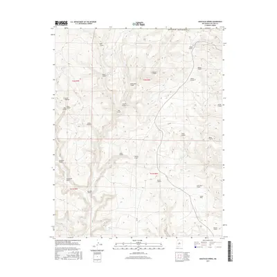 2017 Map of Anastacio Spring, 2017 Print