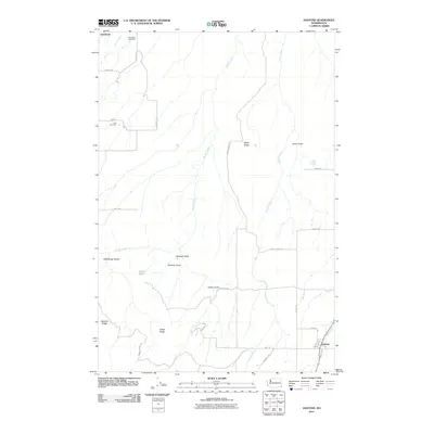 2011 Map of Anatone, 2011 Print