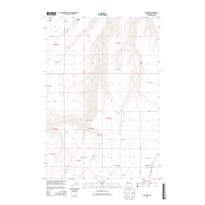 2014 Map of Anatone, 2014 Print