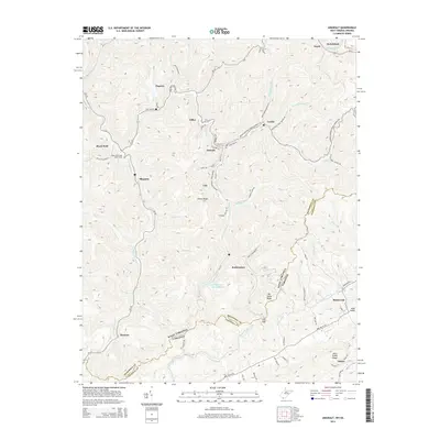 2014 Map of Anawalt, 2014 Print