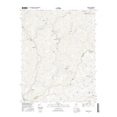 2016 Map of Anawalt, 2016 Print