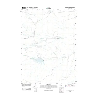 2012 Map of Anchor Reservoir, 2012 Print
