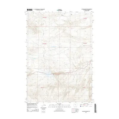 2015 Map of Anchor Reservoir, 2015 Print
