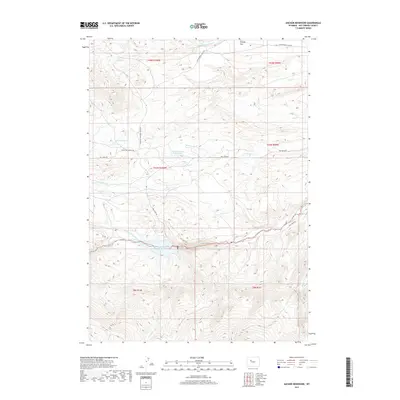 2017 Map of Anchor Reservoir, 2017 Print