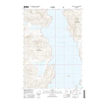 2016 Map of Anchorage A-1 SE, 2016 Print