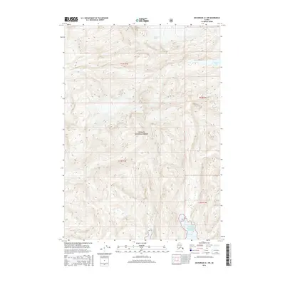 2016 Map of Anchorage A-1 SW, 2016 Print