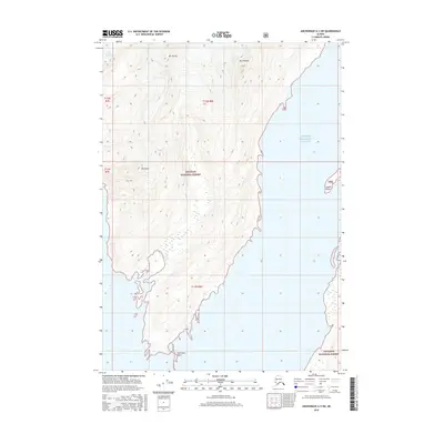 2016 Map of Anchorage A-3 SW, 2016 Print