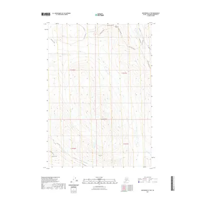2021 Map of Anchorage A-7 NW, 2021 Print