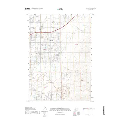 2021 Map of Anchorage A-8 NE, 2021 Print