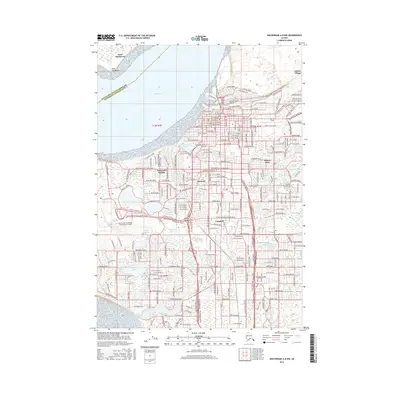 2016 Map of Anchorage A-8 NW, 2016 Print