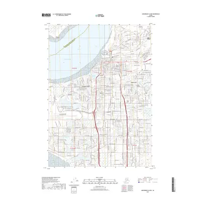 2019 Map of Anchorage A-8 NW, 2019 Print