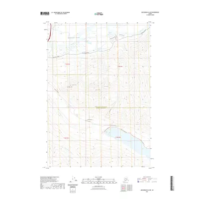 2021 Map of Anchorage B-6 NW, 2021 Print