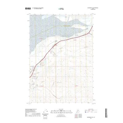 2021 Map of Anchorage B-7 NE, 2021 Print