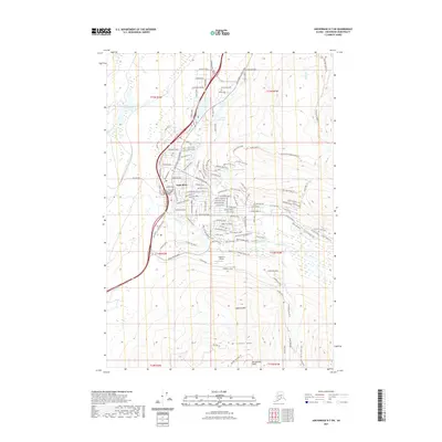 2021 Map of Anchorage B-7 SW, 2021 Print