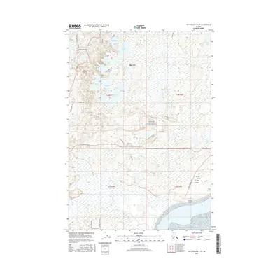 2016 Map of Anchorage B-8 NW, 2016 Print