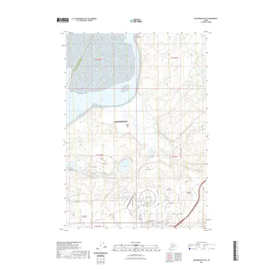 2021 Map of Anchorage B-8 SE, 2021 Print
