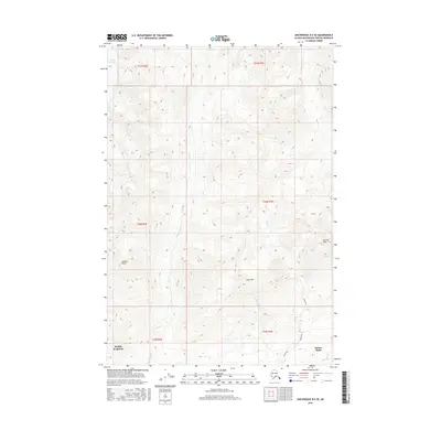 2016 Map of Anchorage D-6 SE, 2016 Print