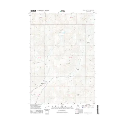 2016 Map of Anchorage D-6 SW, 2016 Print