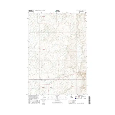 2016 Map of Anchorage D-8 SW, 2016 Print