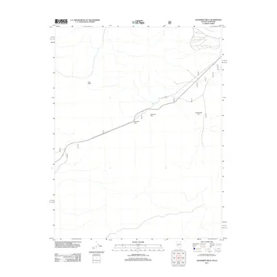2011 Map of Anchorite Hills, 2011 Print