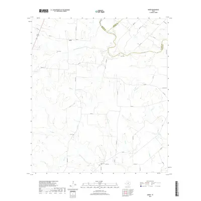 2019 Map of Ander, 2019 Print