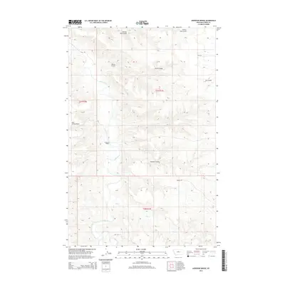2014 Map of Anderson Bridge, 2014 Print