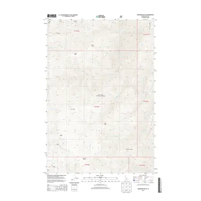 2013 Map of Anderson Butte, 2013 Print
