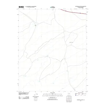 2011 Map of Anderson Canyon, 2011 Print