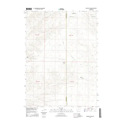 2015 Map of Anderson Canyon, 2015 Print
