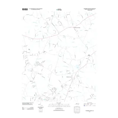 2013 Map of Anderson Creek, 2013 Print