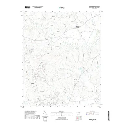 2019 Map of Anderson Creek, 2019 Print