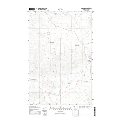 2014 Map of Anderson Creek, 2014 Print