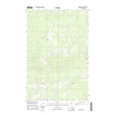 2017 Map of Anderson Creek, 2017 Print