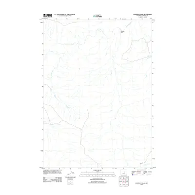 2012 Map of Anderson Draw, 2012 Print