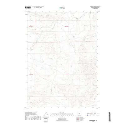 2017 Map of Anderson Draw, 2017 Print