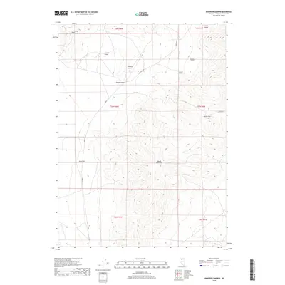 2018 Map of Anderson Gardens, 2018 Print