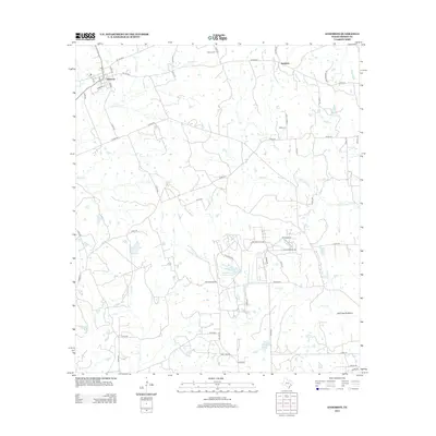 2013 Map of Anderson, 2013 Print