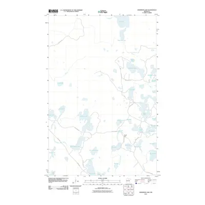 2010 Map of Anderson Lake, 2010 Print