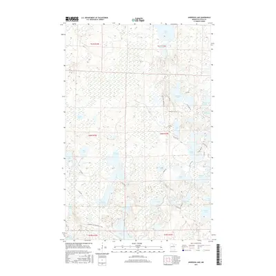 2016 Map of Anderson Lake, 2016 Print