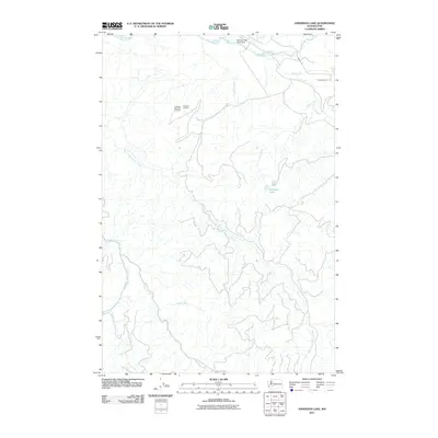 2011 Map of Anderson Lake, 2011 Print