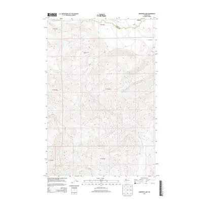 2013 Map of Anderson Lake, 2013 Print